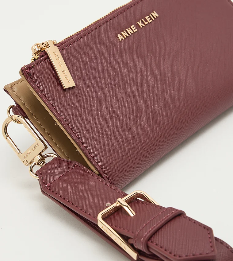 Anne Klein  Anne Klein Textured Zippered Wallet for Women | Best Price UAE